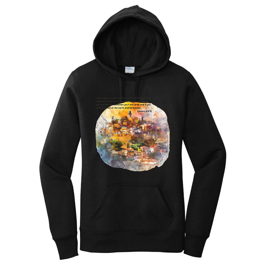 Israel Skyline Women's Pullover Hoodie