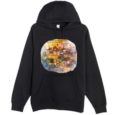 Israel Skyline Premium Pullover Hoodie