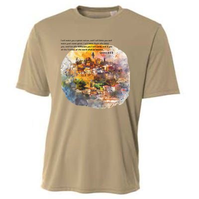 Israel Skyline Cooling Performance Crew T-Shirt