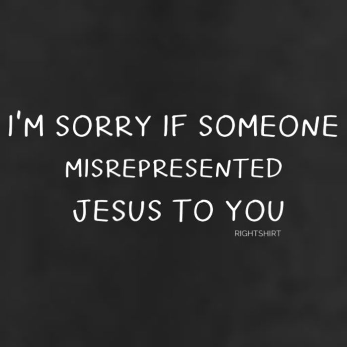 I'm Sorry If Someone Misrepresented Jesus To You. Apologies Golf Towel