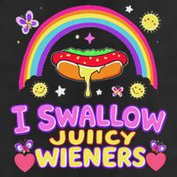 I Swallow Juicy Wiener Adult Drive Performance Visor