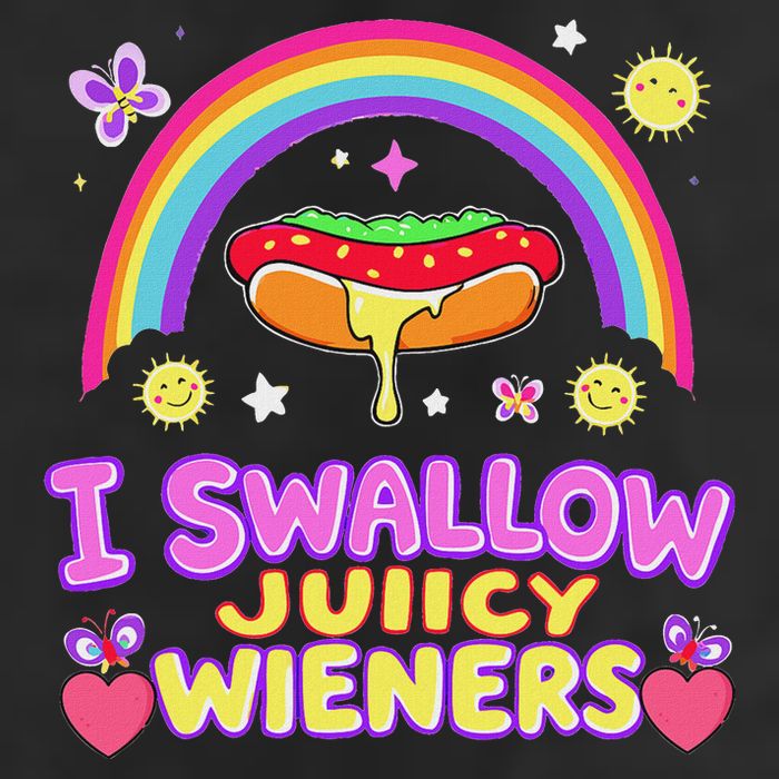 I Swallow Juicy Wiener Adult Drive Performance Visor