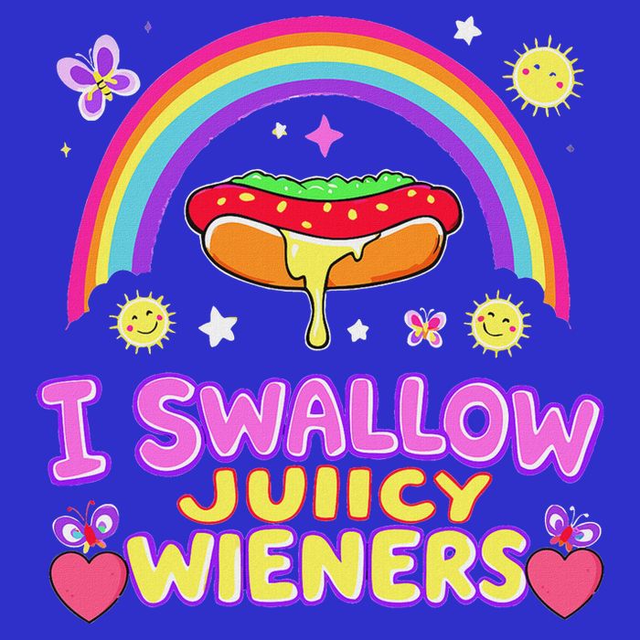 I Swallow Juicy Wiener Zip Tote Bag