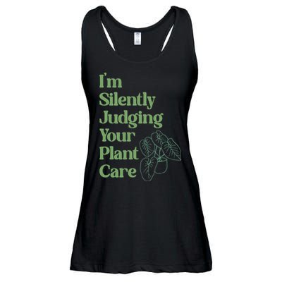 I'm Silently Judging Your Plant Care Plants Lovers  Ladies Essential Flowy Tank
