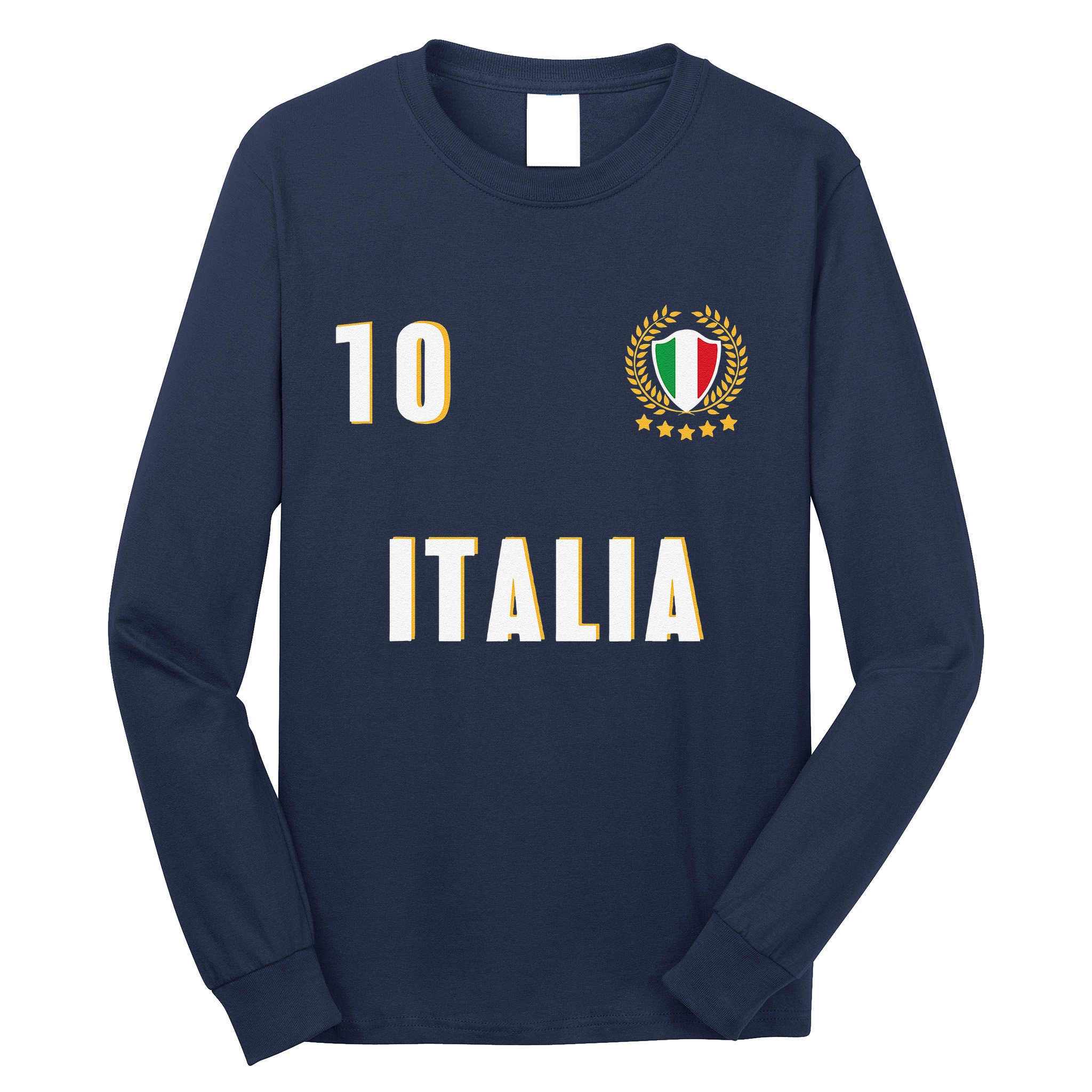 Italy Soccer Jersey 2023 Italia Football Team Long Sleeve Shirt