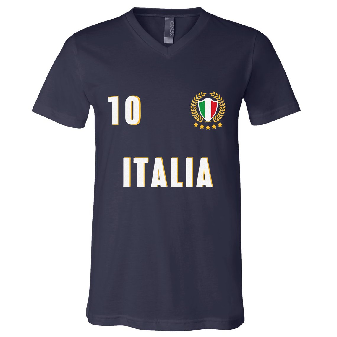 Italy Soccer Jersey 2023 Italia Football Team V-Neck T-Shirt