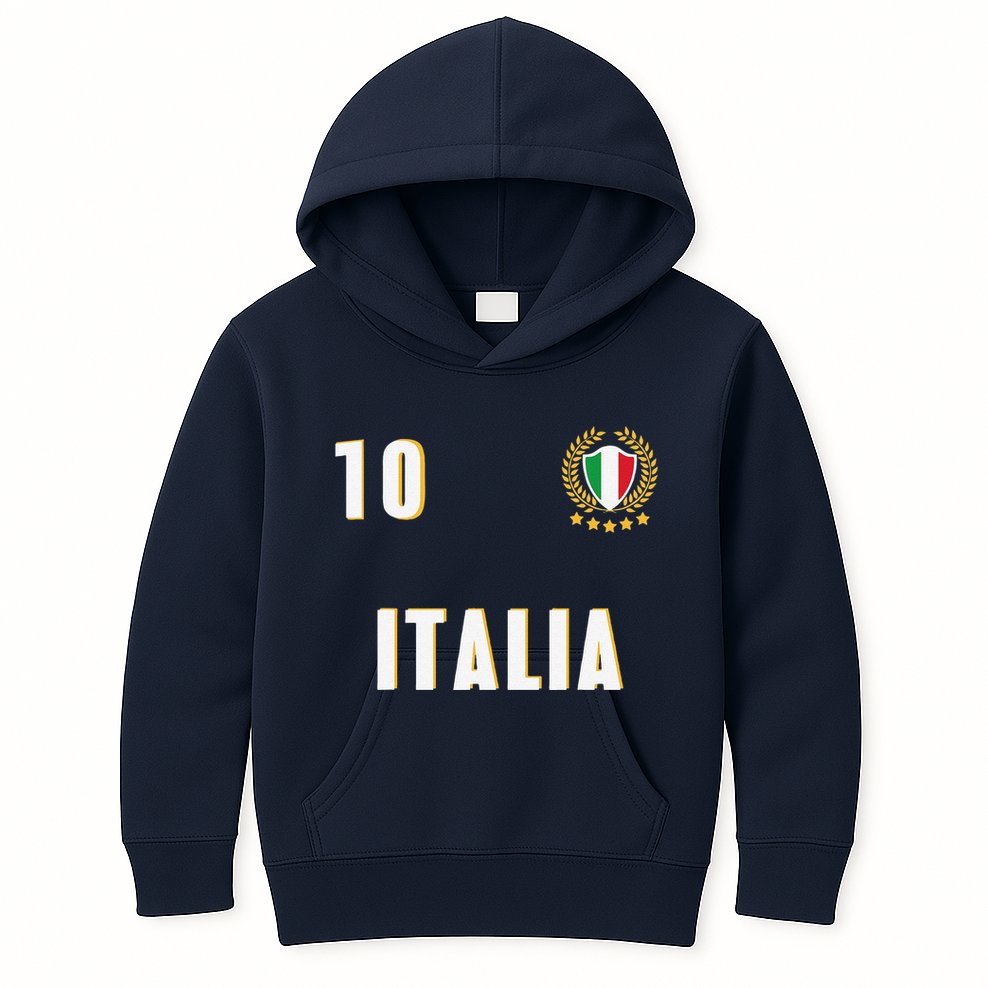 Italy Soccer Jersey 2023 Italia Football Team Kids Hoodie