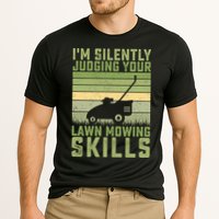 I'm Silently Judging Your Mowing Skills Lawn Mowing Gardener Great Gift Cooling Performance Crew T-Shirt