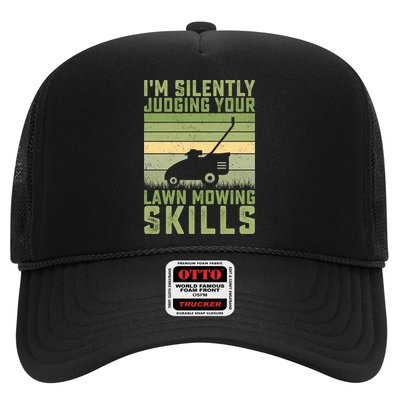 I'm Silently Judging Your Mowing Skills Lawn Mowing Gardener Great Gift Hat