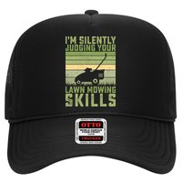 I'm Silently Judging Your Mowing Skills Lawn Mowing Gardener Great Gift Hat