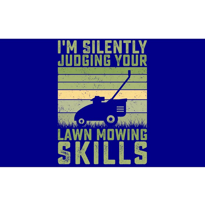 I'm Silently Judging Your Mowing Skills Lawn Mowing Gardener Great Gift Bumper Sticker