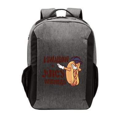 I Swallow Juicy Wieners Oddly Specific Gag Gift Funny Meme Vector Backpack