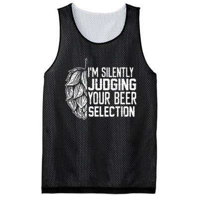 IM Silently Judging Your Beer Selection Mesh Reversible Basketball Jersey Tank