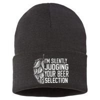 IM Silently Judging Your Beer Selection Sustainable Knit Beanie