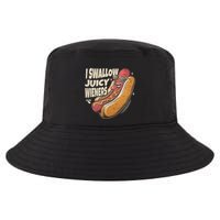 I Swallow Juicy Wiener Embarrassing Cool Comfort Performance Bucket Hat