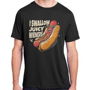 I Swallow Juicy Wiener Embarrassing Adult ChromaSoft Performance T-Shirt