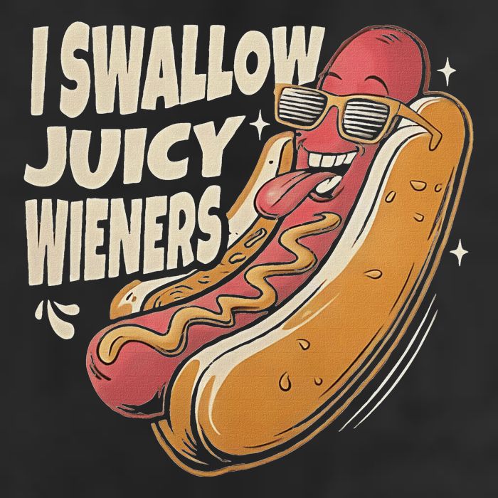 I Swallow Juicy Wiener Embarrassing 15oz Campfire Ceramic Mug