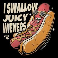 I Swallow Juicy Wiener Embarrassing Drawstring Bag