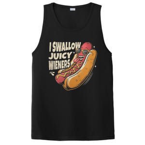 I Swallow Juicy Wiener Embarrassing PosiCharge Competitor Tank