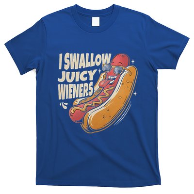 I Swallow Juicy Wiener Embarrassing T-Shirt