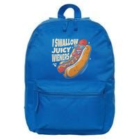 I Swallow Juicy Wiener Embarrassing 16 in Basic Backpack