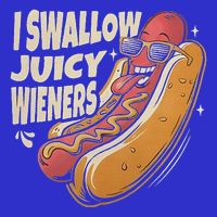 I Swallow Juicy Wiener Embarrassing 16 in Basic Backpack