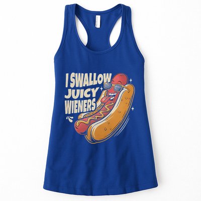 I Swallow Juicy Wiener Embarrassing Womens Tank Top