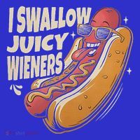 I Swallow Juicy Wiener Embarrassing Pom Pom 12in Knit Beanie