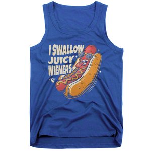 I Swallow Juicy Wiener Embarrassing Tank Top