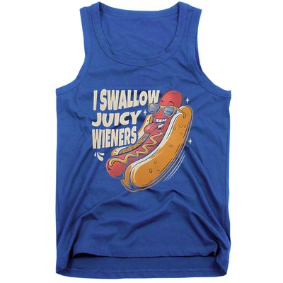 I Swallow Juicy Wiener Embarrassing Tank Top