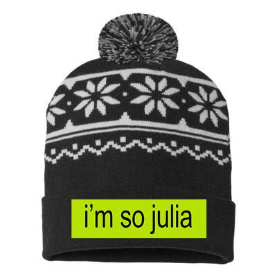 IM So Julia Brat USA-Made Snowflake Beanie