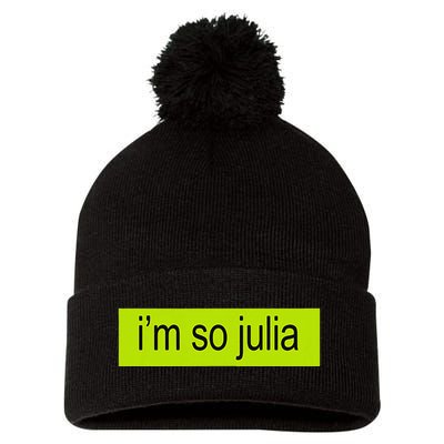 IM So Julia Brat Pom Pom 12in Knit Beanie