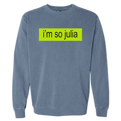 IM So Julia Brat Garment-Dyed Sweatshirt