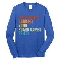 Im Silently Judging Your Board Games Skills Great Gift Long Sleeve Shirt