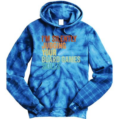 Im Silently Judging Your Board Games Skills Great Gift Tie Dye Hoodie