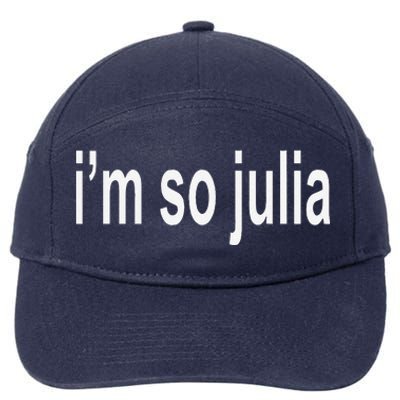 IM So Julia Quote 7-Panel Snapback Hat