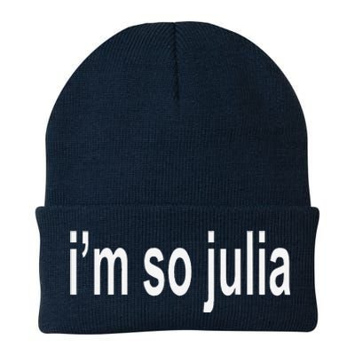 IM So Julia Quote Knit Cap Winter Beanie