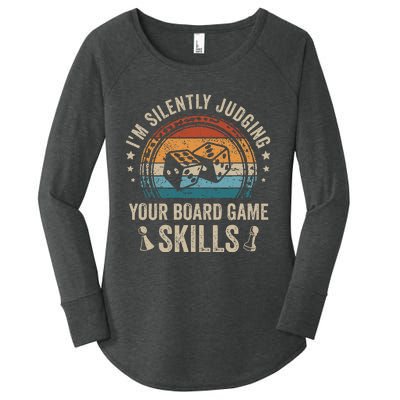 Im Silently Judging Your Board Game Skills Women's Perfect Tri Tunic Long Sleeve Shirt