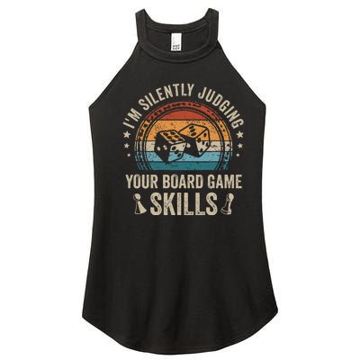 Im Silently Judging Your Board Game Skills Women’s Perfect Tri Rocker Tank