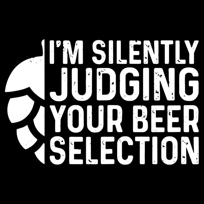 I'm Silently Judging Your Beer Selection Hops Snob Flat Bill Trucker Hat