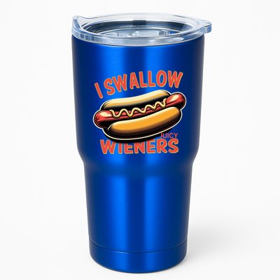 I Swallow Juicy Wieners Funny Joke Hot Dog Pun Gift Tumbler