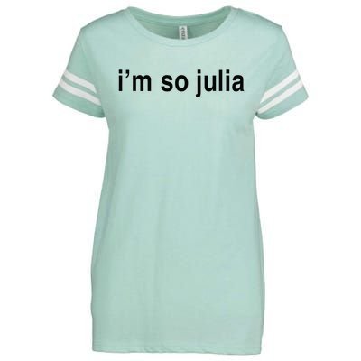 Im So Julia Funny Im So Julia Enza Ladies Jersey Football T-Shirt