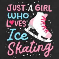 Ice Skating Just A Girl Who Loves Ice Skating Adult Drive Performance Visor