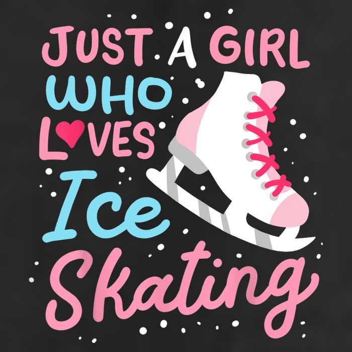 Ice Skating Just A Girl Who Loves Ice Skating Adult Drive Performance Visor