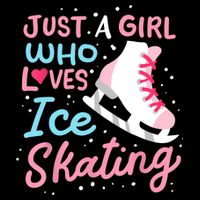 Ice Skating Just A Girl Who Loves Ice Skating 16 in Basic Backpack