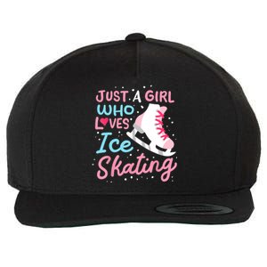 Ice Skating Just A Girl Who Loves Ice Skating Wool Snapback Cap