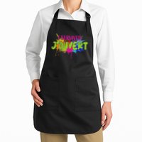 I Survived Jouvert - Caribbean Carnival Paint Splatter Apron