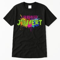 I Survived Jouvert - Caribbean Carnival Paint Splatter Tall T-Shirt