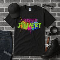 I Survived Jouvert - Caribbean Carnival Paint Splatter Tall T-Shirt