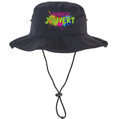I Survived Jouvert - Caribbean Carnival Paint Splatter Bucket Hat